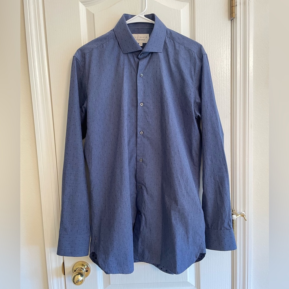 Ted baker Men’s long sleeve button dress shirt